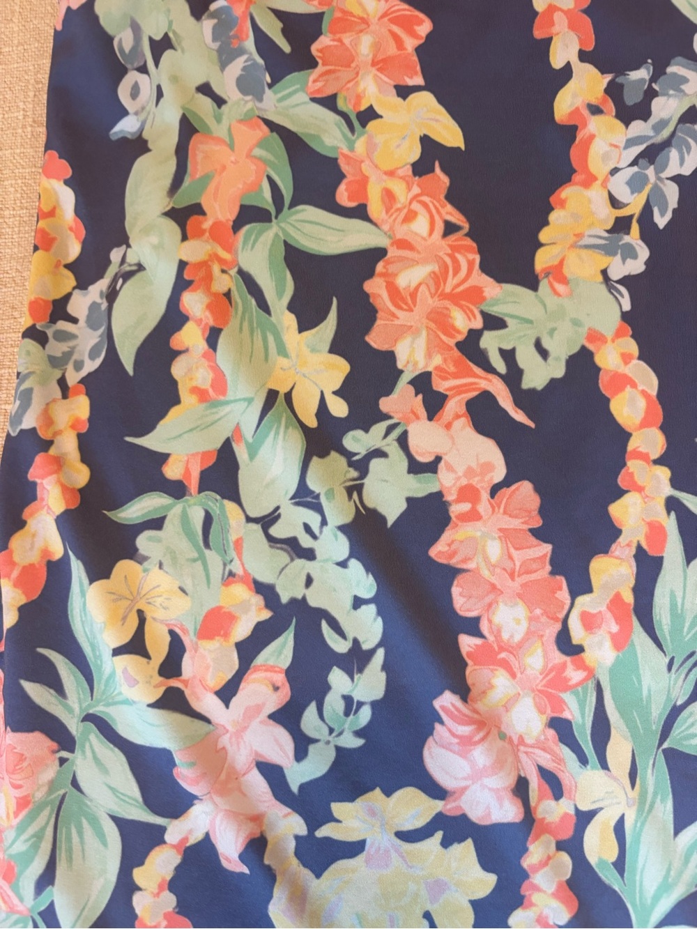 NEW Bad Birdie Womens S Lei'd Floral Sleeveless Golf Polo Tank Blue BBWP001-649 - Picture 4 of 8
